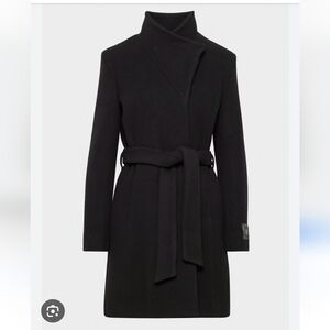 Aritzia Babaton Conor Wool Coat Black *No Belt*